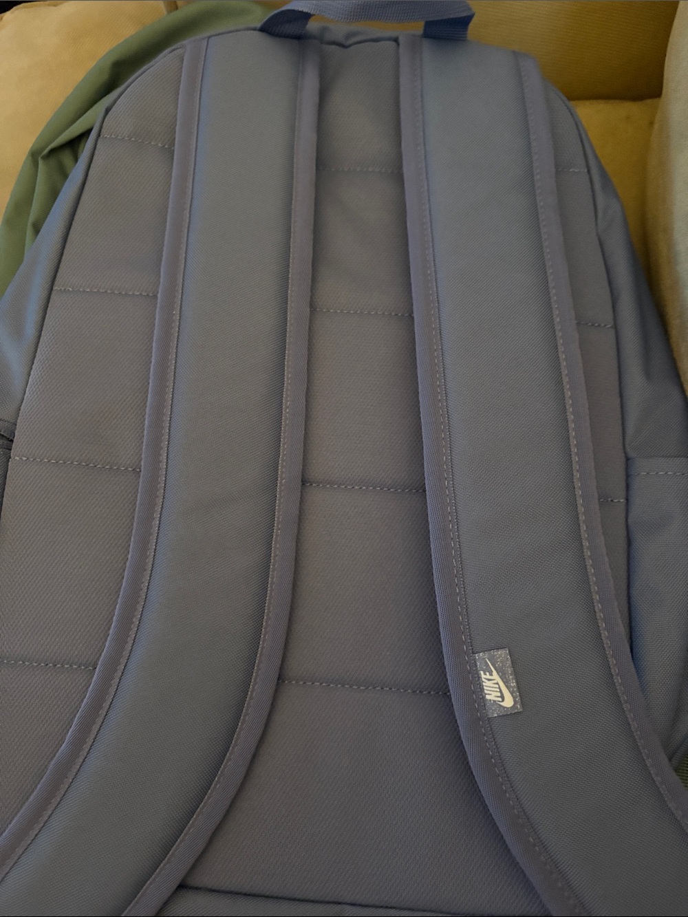 Nike Men's Slate Blue Backpack with White Logo - Picture 3 of 3